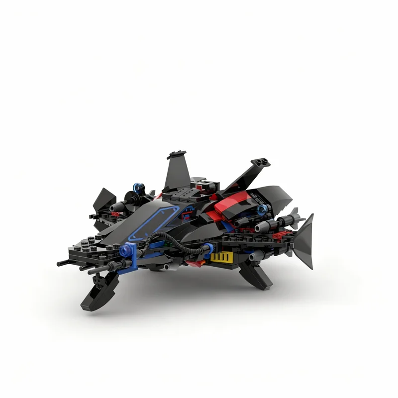 

413PCS MOC Space Exploration Swat Kats Hyperkat Model Custom Building Blocks DIY Creative Ideas Assembly Display Gift Home Set