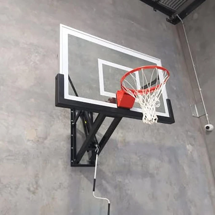 Professional Wholesale Wall Mounted Adjustable Basketball Hoop Height Indoor Outdoor Systempromote sales