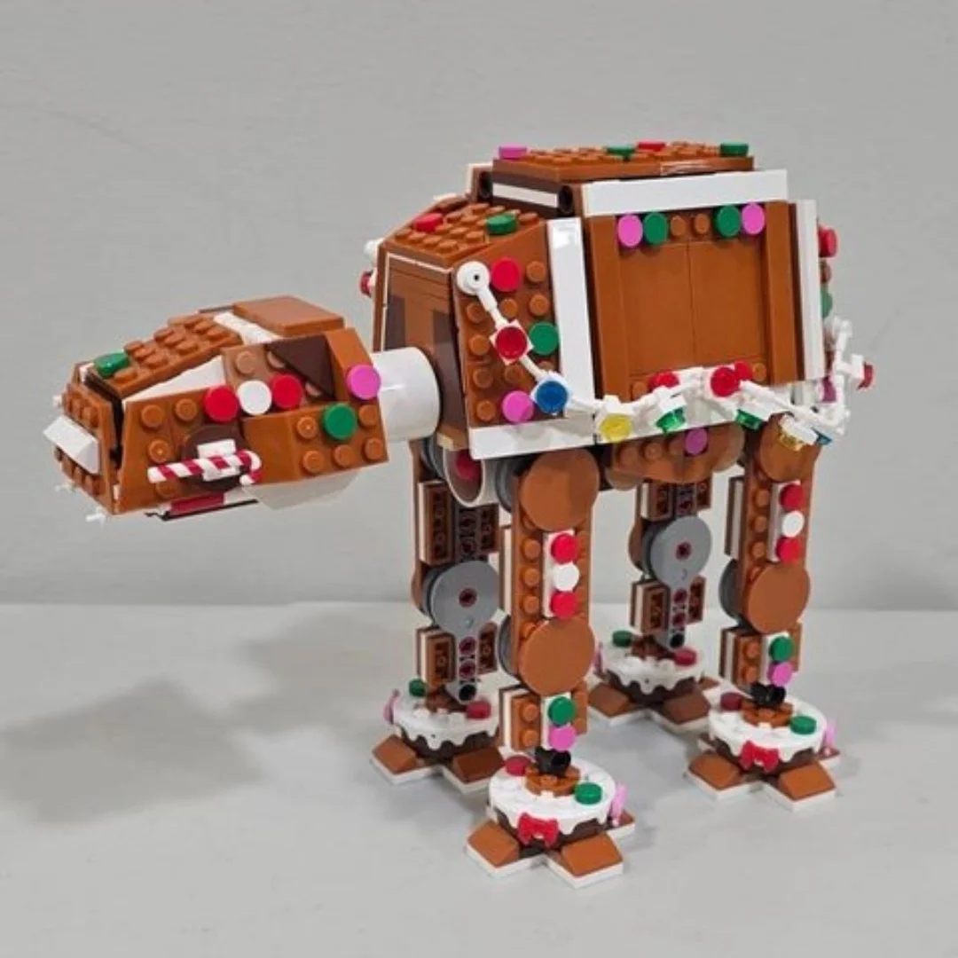 

40806 Disney Пряничные кирпичи Строительный блок AT-AT Walker Совместимость 697 шт. Модель Космические войны Игрушки для детей Рождественские подарки