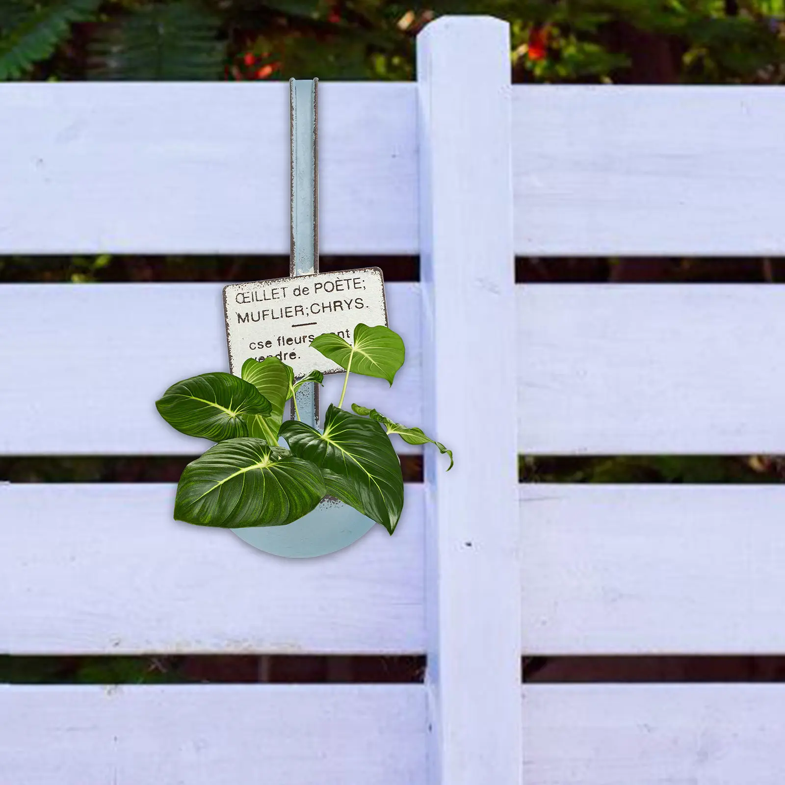 

Подвесное железное кашпо в форме ложки, декоративное металлическое ведро для балкона, сада, патио, для использования в помещении и на улице, милое кашпо для суккулентов