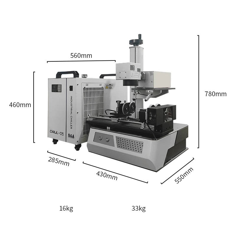 Zixu desktop small exquisite metal Cawen air-cooled uv machine glass plastic micro-hole marking