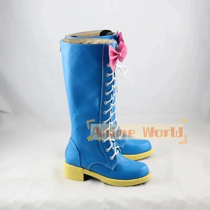 2025 11 Pinkie Pie zapatos de cuero PU botas de Carnaval de Halloween accesorios de Cosplay de Anime hechos a medida
