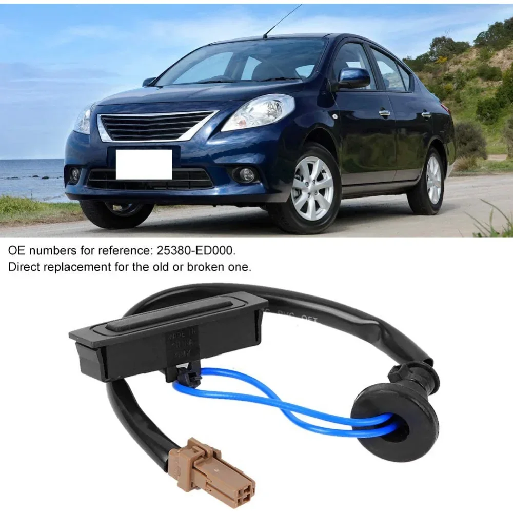 Boot Tailgate Switch Contact 25380-ED000 25380ED000 For NISSAN PATHFINDER R51 MURANO Z50 TIDA C11 MAXIM