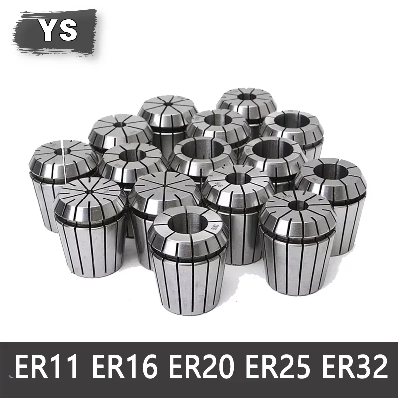 YS 1PC ER25 ER32 ER40 A  AA AAA UP High Precision 0.005mm Spring Collet Suitable Engraving Machine Spindle CNC Machining Center