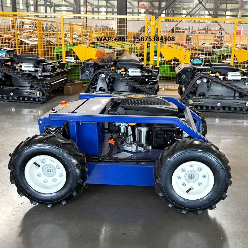 New CE EPA Tank Off-Road Remote Control Mower Mowing Width Engine Factory Outlet Robotic Lawnmower