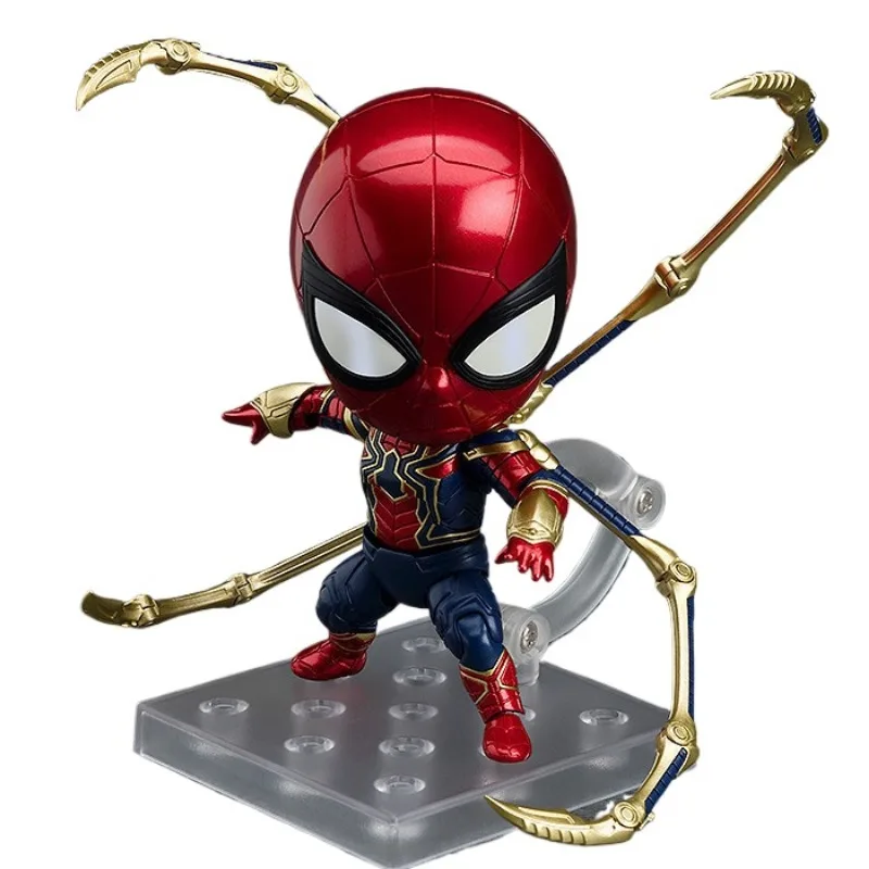 10ซม.Action Spider Man MarvelอะนิเมะSuperheroภาพยนตร์เคลื่อนย้ายได้ของเล่นตุ๊กตาตุ๊กตาเก็บเครื่องประดับเด็กของขวัญ