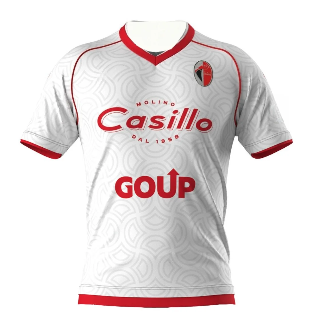 Nuove Maglie SSC Bari Casa e Trasferta 25-26, T-Shirt Sportive Casual Traspiranti ad Asciugatura Rapida, Unisex