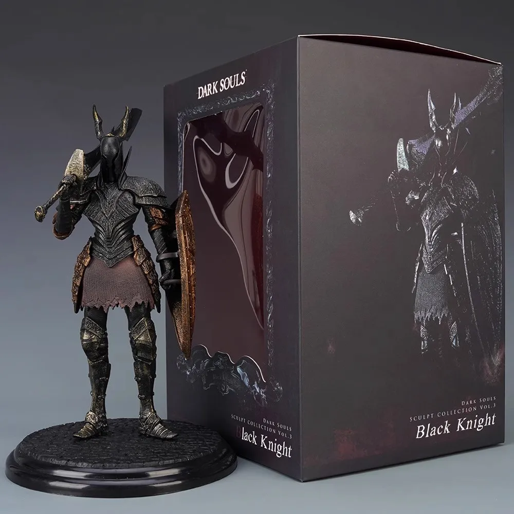 Dark Souls Sculpt Collection Vol.3 Black Knight Figure Figurine Model Toys for Boys Girls Gift