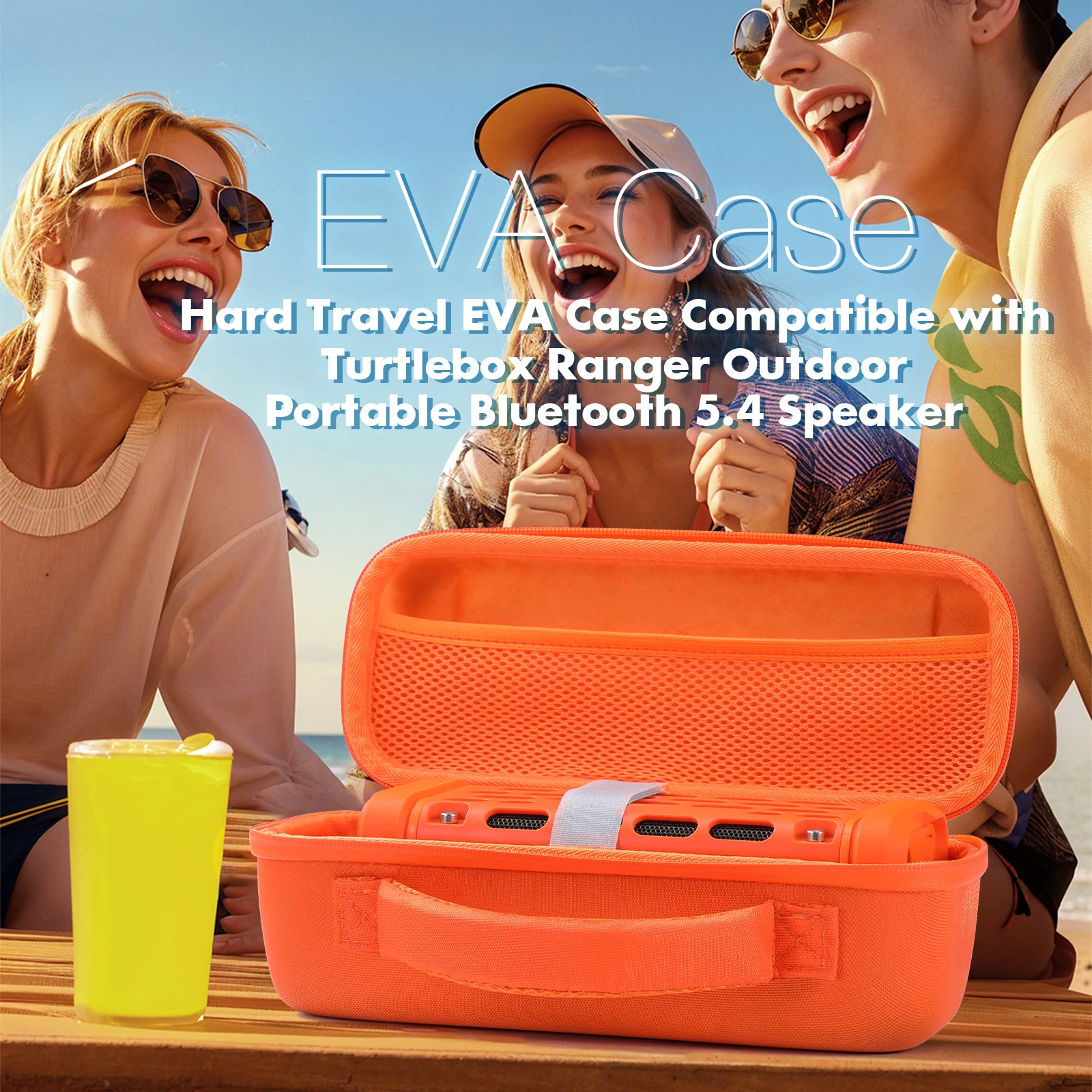 Speaker Protective Case for Turtlebox Ranger Loud Outdoor BT 5.4 Speaker Portable Storage Bag Durability Travel Case