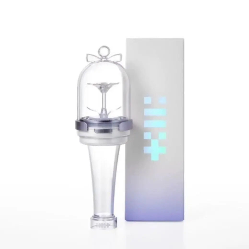 Mini Kpop ILLITS Lightstick Keychains YUNAH MINJU MOKA WONHEE IROHA Light Stick Bag Pendant Keyrings for Fans Gift