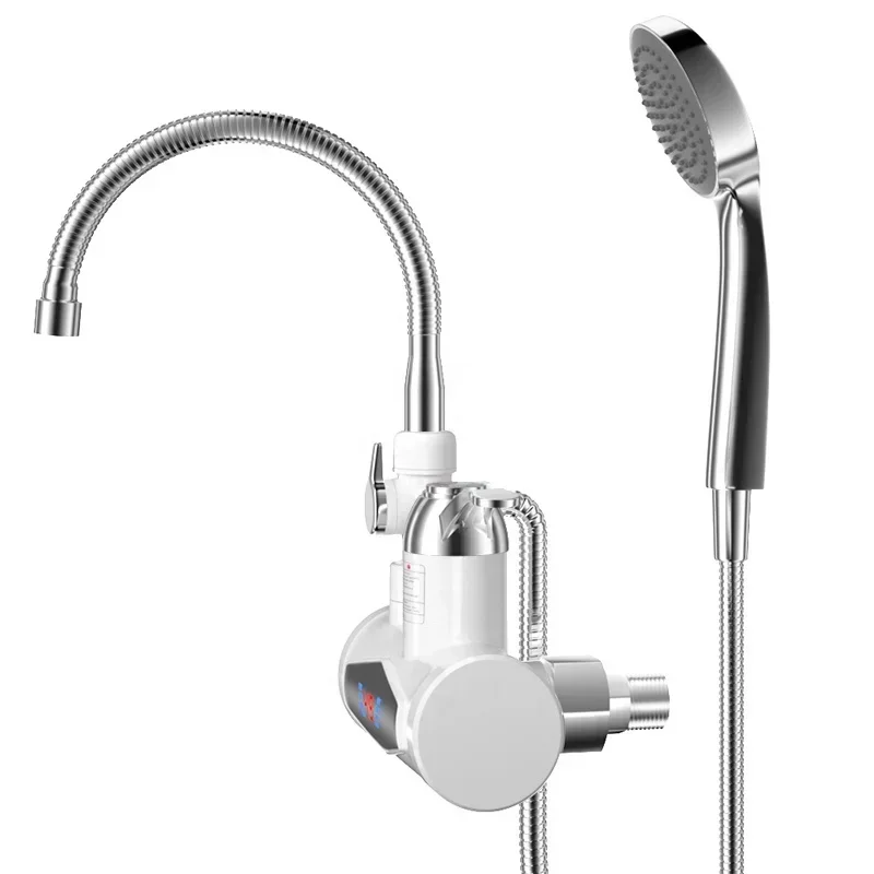 

for Hot Water Heater Fast Heating Tap Electric Water Kitchen Faucets Sell Instant Tankless 3000W Plastic Carton Box White