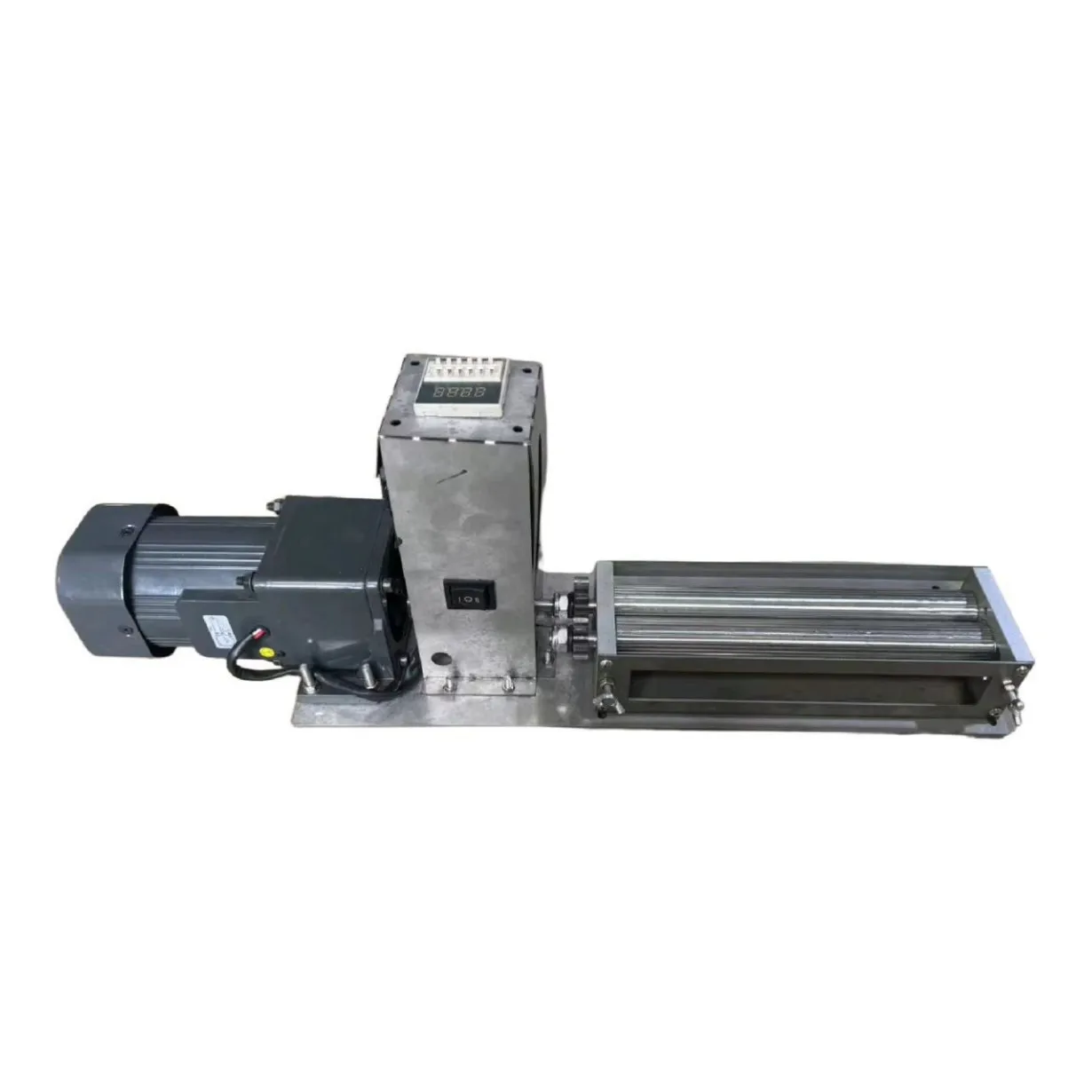 Electric stainless steel straight grain elongated squid processing machine grinder