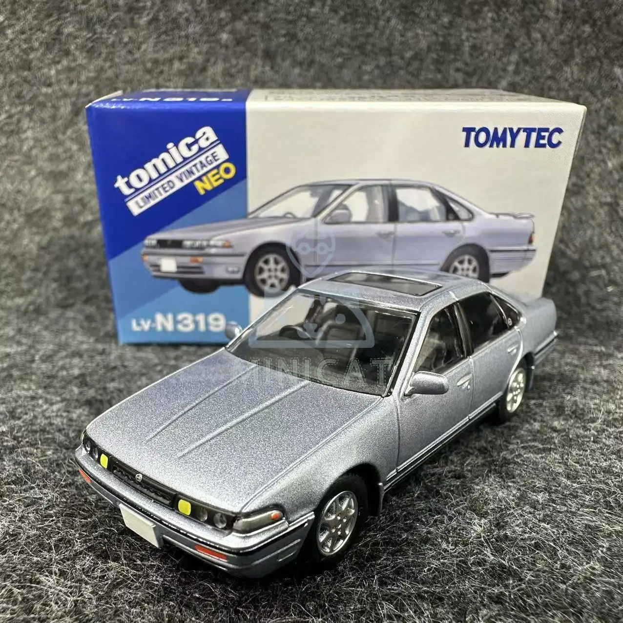 2410 TOMYTEC 1/64 TLV LV-N319a nissan Cefiro sliver alloy trolley model collection decoration