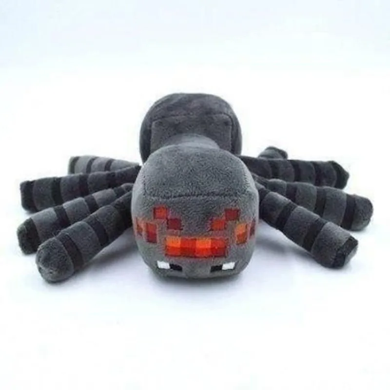 

16cm Gray MC Spider Plush Stuffed Toys Game MC Spider Plush Soft Animals Toy Doll for Children Kids Gifts