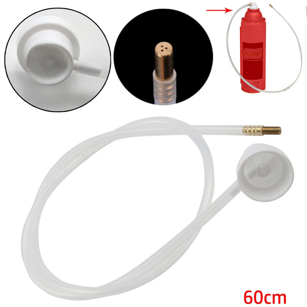 

Car Nozzle Extension Hose Fit For Aerosol Cans Spray 60cm Air Conditioning Cleaning Nozzle Kit Cleaning Accessory