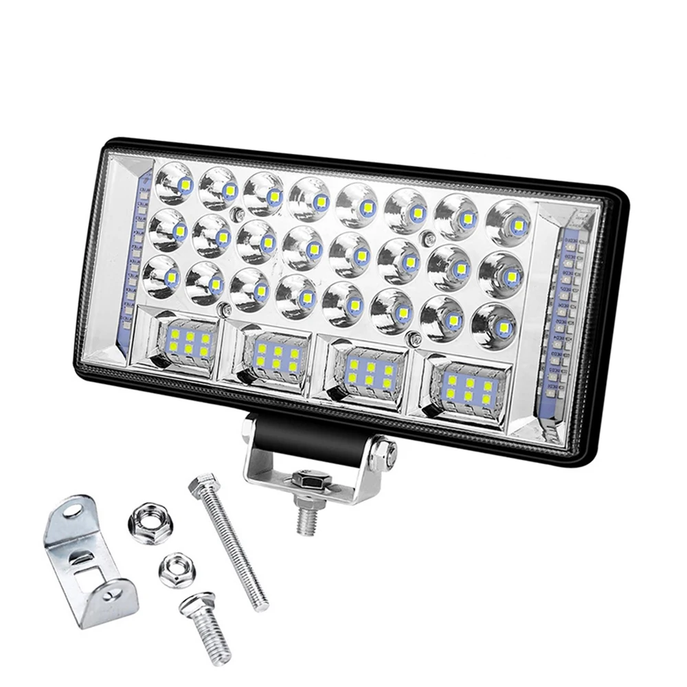 8-дюймовий світлодіодний робочий ліхтар 204 Вт Прожектор Spot Combo Beam Прожектори Фара дальнього світла для автомобіля SUV Позашляховик Протитуманна фара для водіння човна