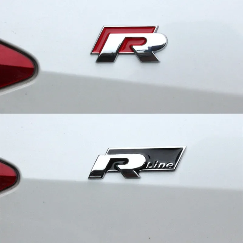 New 3D Metal Sport Sticker Badge Body Sticker For Volkswagen Golf R Rline Tiguan Touareg Polo GTI CC Passat r36 Scirocco - view 4