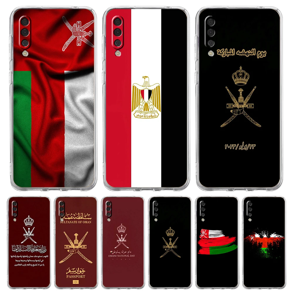 Oman Passport Transparent Phone Case for Samsung Galaxy A16 A14 A12 A22 A24 A42 A02 A03S A06 A50 A70 A20 A30 A40 Soft TPU Cover