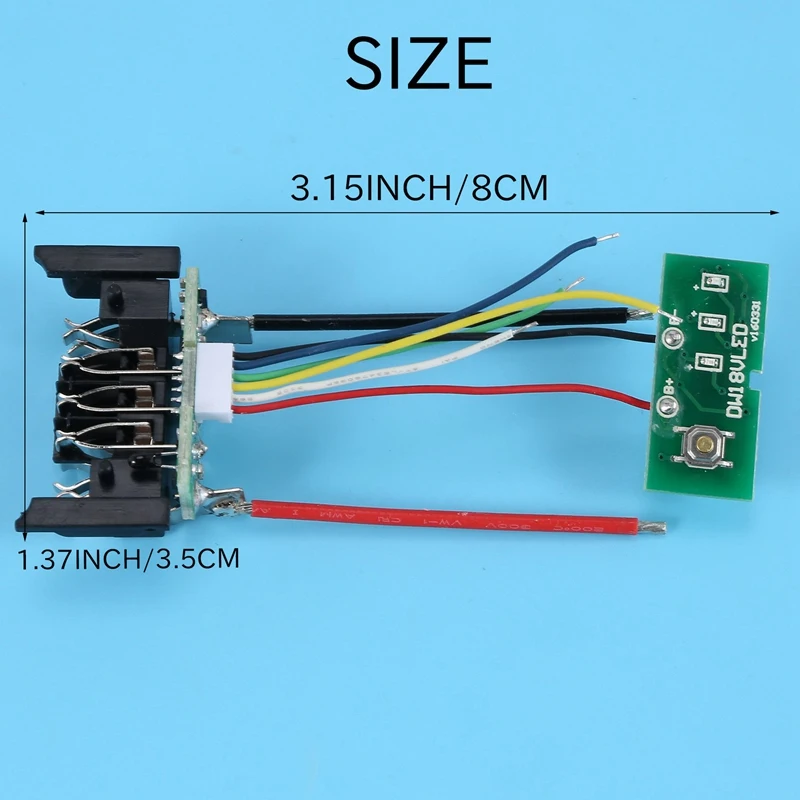 DCB200 Li-Ion Battery PCB Charging Protection Circuit Board For Dewalt 18V 20V DCB201 DCB203 DCB204