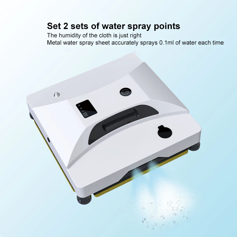 2024 New Intelligent Water Spray Window Cleaning Robot Home Fully Automatic Electric Remote Control Window Cleaning Tool