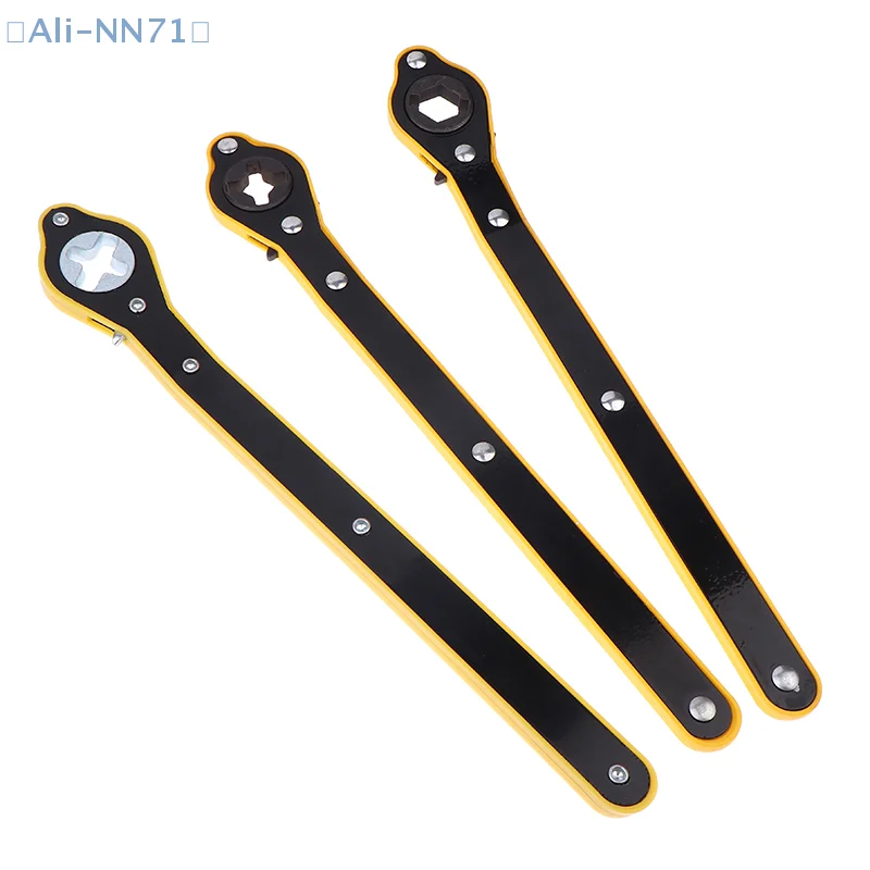 

【NN71】Car Jack Labor-Saving Ratchet Wrench Cross Shaped Wrench For Small Cars Tire Removal Tool