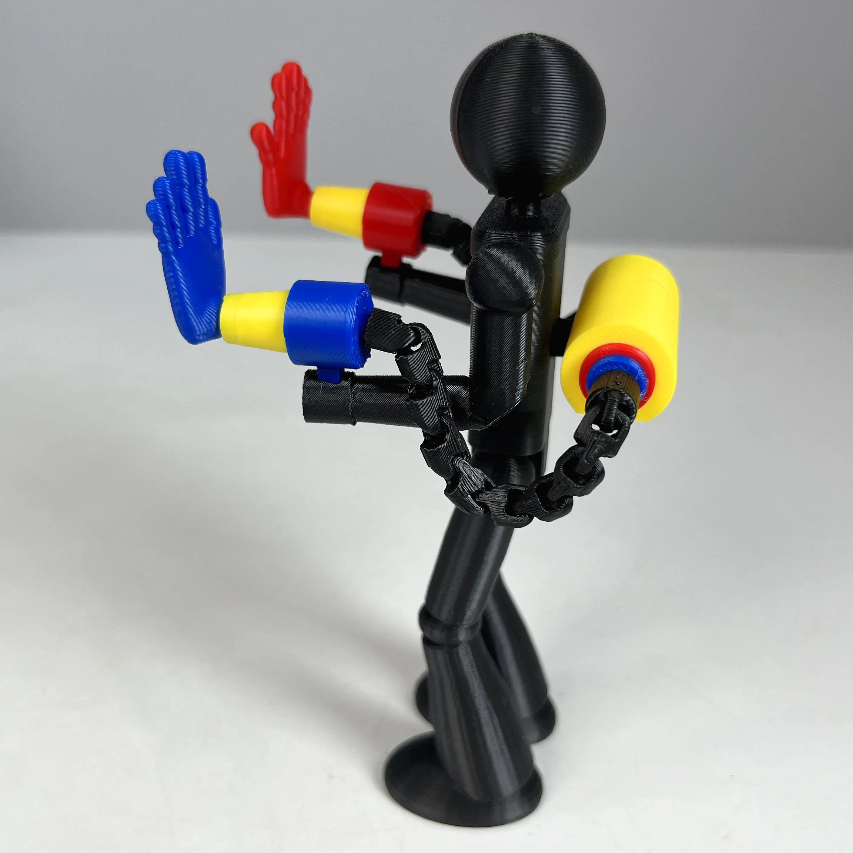 Poppy Playtime Chapter 5 Dark New Player Minion 3D Printed Figure Model Prototype 1006