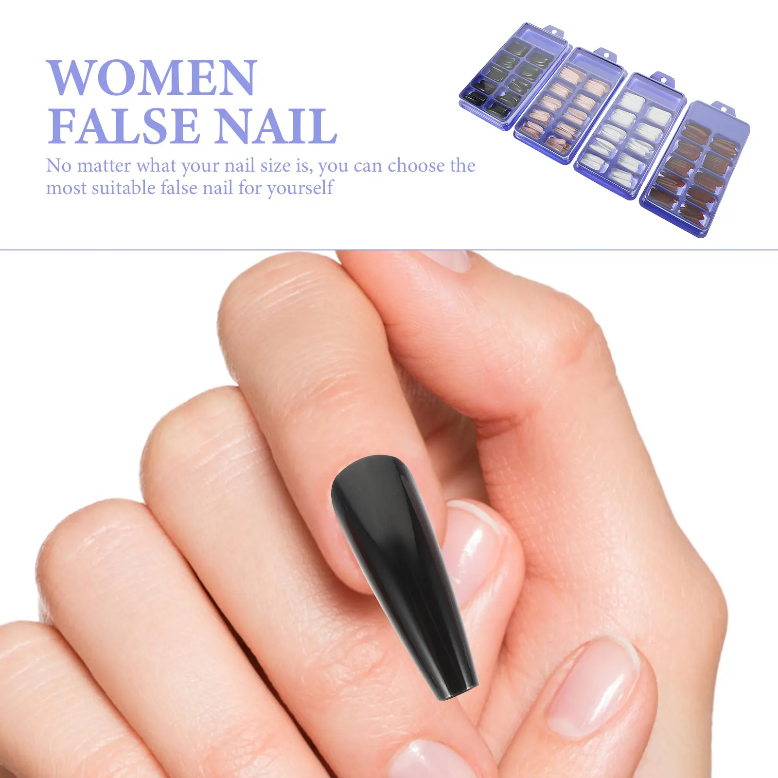 

400 шт., накладные ногти с полным покрытием, накладные ногти, длинный маникюр для женщин и девочек, салон, домашнее искусство, накладные ногти, накладные ногти