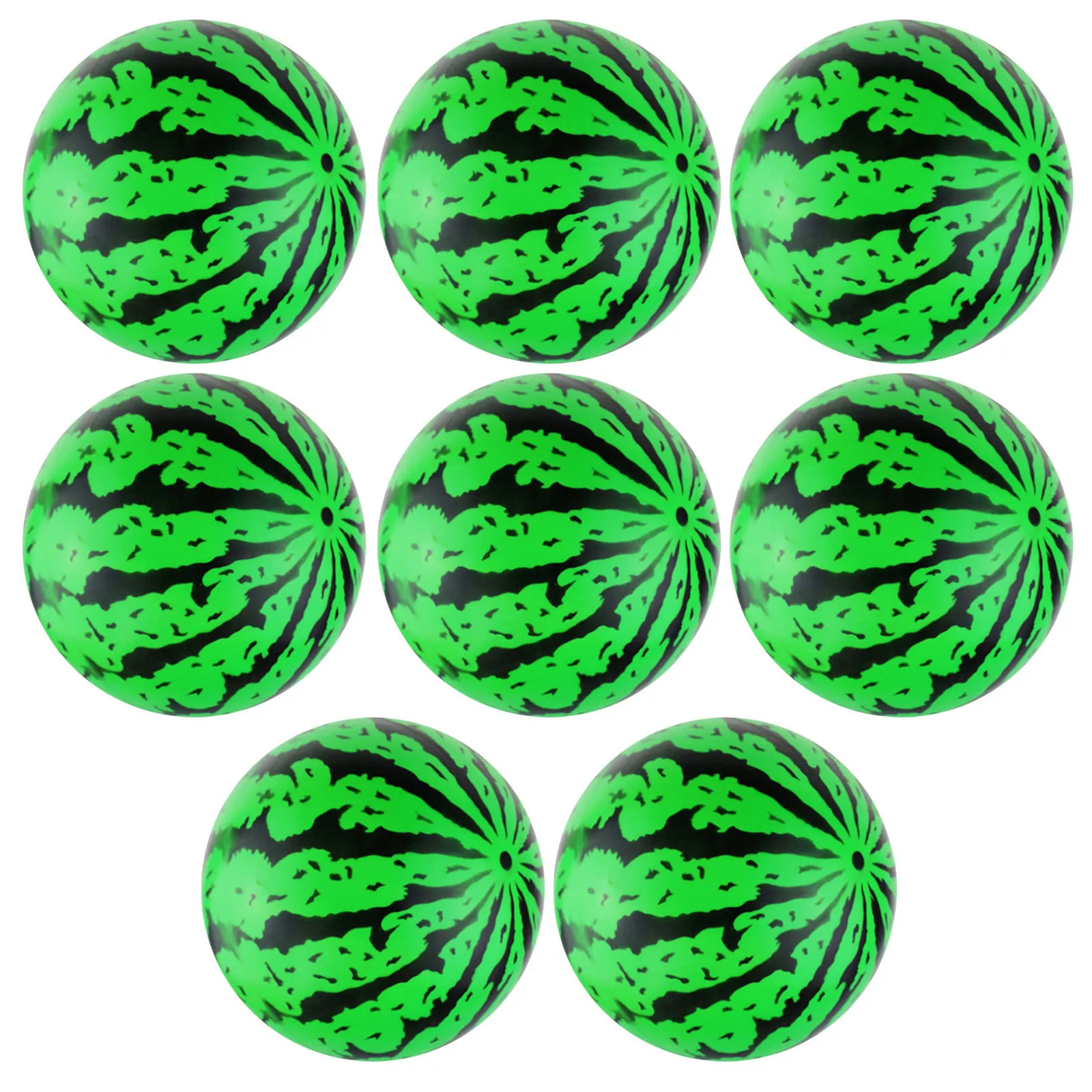 

8Pcs Watermelon Shape Inflatable Balls Kid Ball Playthings Children Summer Beach Fun Inflatable Ball Watermelon Toy