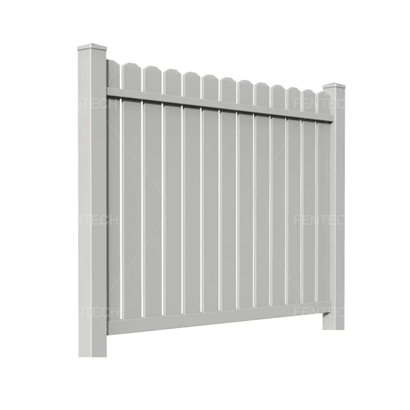 White Vinyl Semi Privacy Fence Panel Kit,pvc Dog Ear Semi Privacy Fence