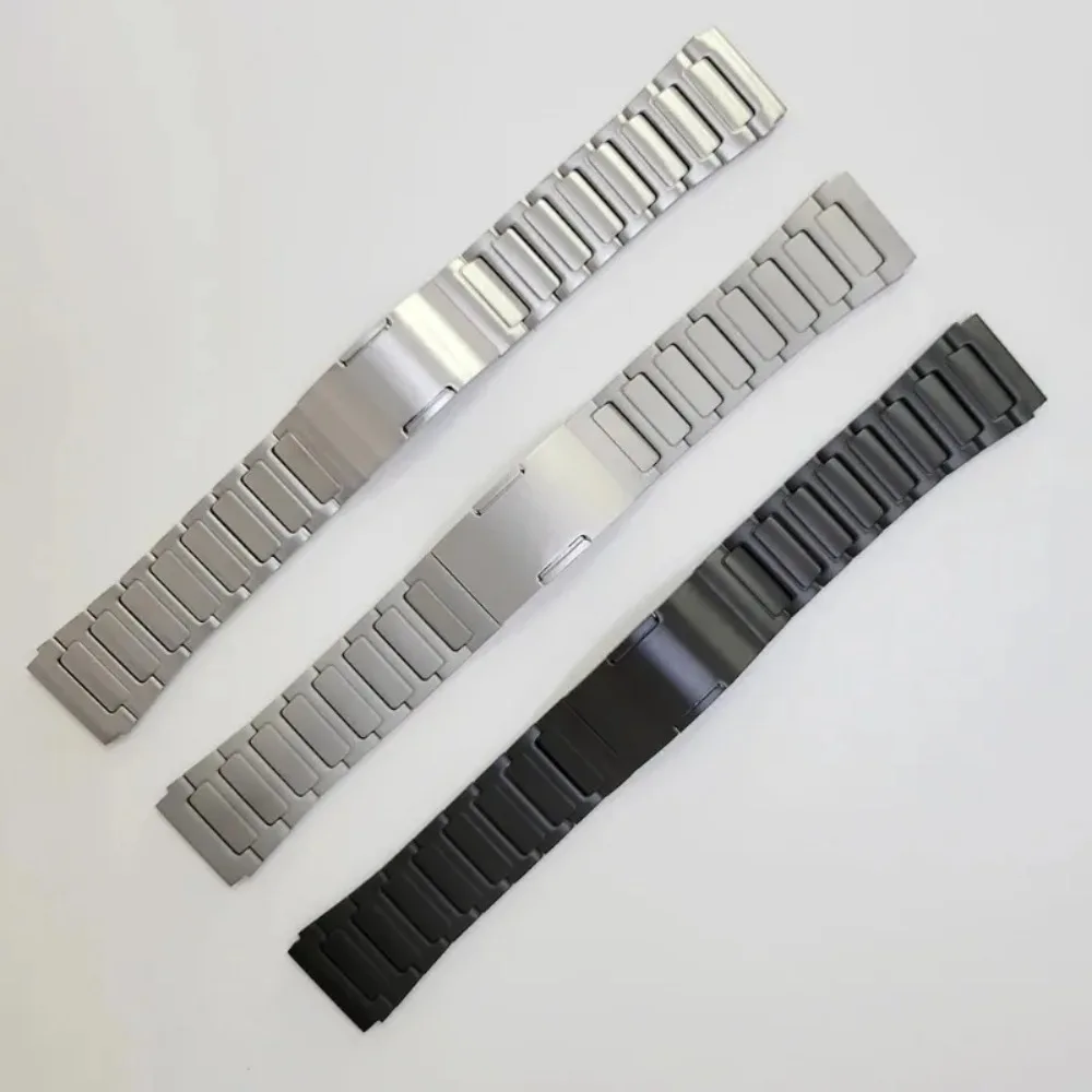 Titanium Metal Strap for Samsung Galaxy Watch 8 40mm 44mm/Classic 46mm Stainless Steel Band for Galaxy Watch 8 Ultra 47mm Correa