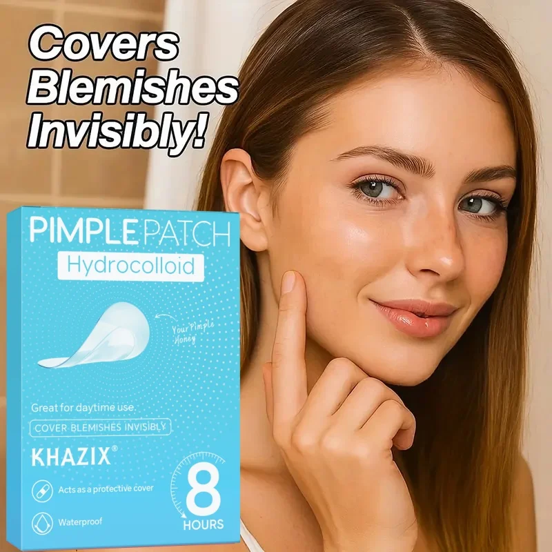 Parches para acné, pegatinas para cubrir el acné, parches hidrocoloides para el acné, pegatinas para manchas de luz para la cara y la piel, cuidado de la piel facial