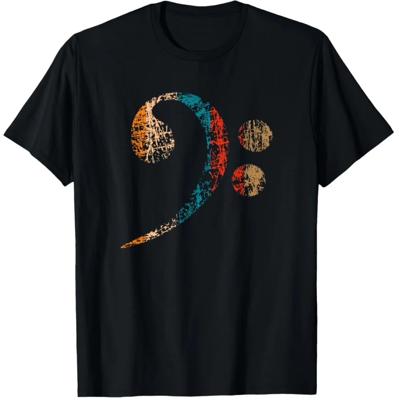 Retro bassist orchestra top T-shirt