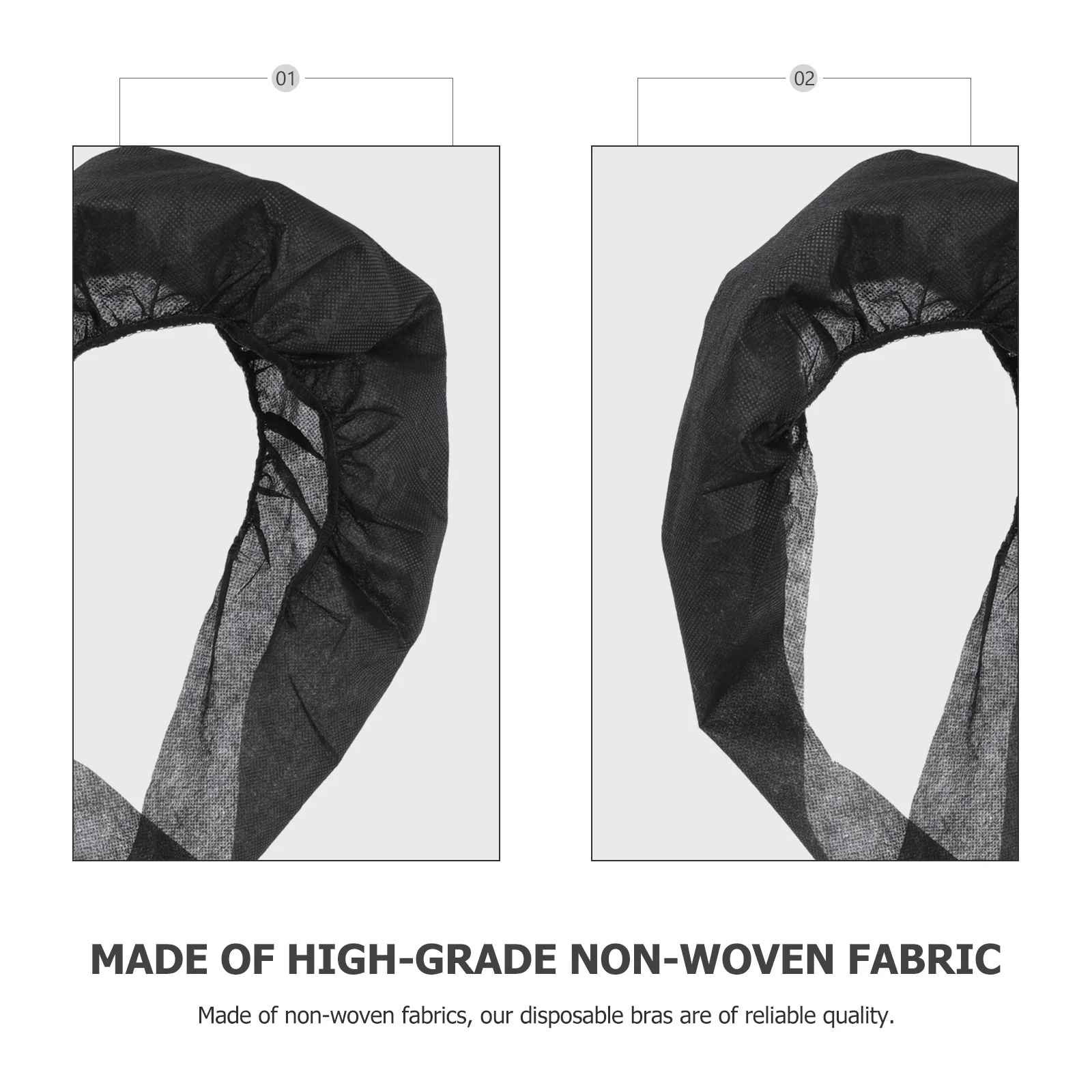 50 قطعة حمالة صدر للاستعمال مرة واحدة غير منسوجة من القماش قابلة للتنفس خفيفة الوزن ملابس داخلية للساونا وصالونات السبا والسفر لمرة واحدة حمالة صدر نسائية #1