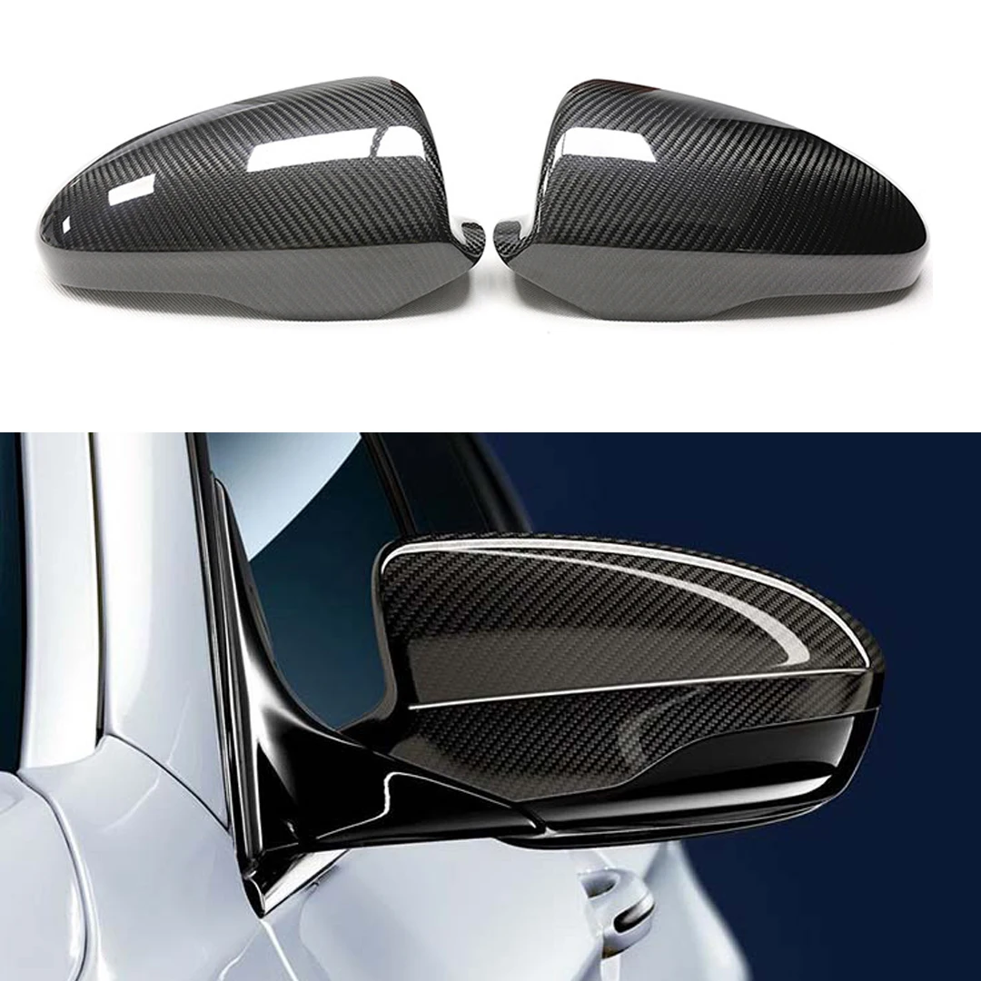 

F10 M5 F12 M6 Dry Carbon Fiber Replacement method Side mirror cover for 12-14 M5 12-19 M6 car mirror