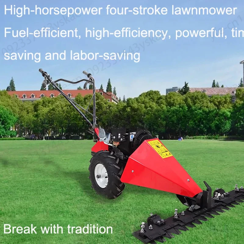 Multifunctional Gasoline Self-propelled Lawnmower Four-stroke Lawnmower Hand Push Lawnmower Garden Wasteland Lawn Machine