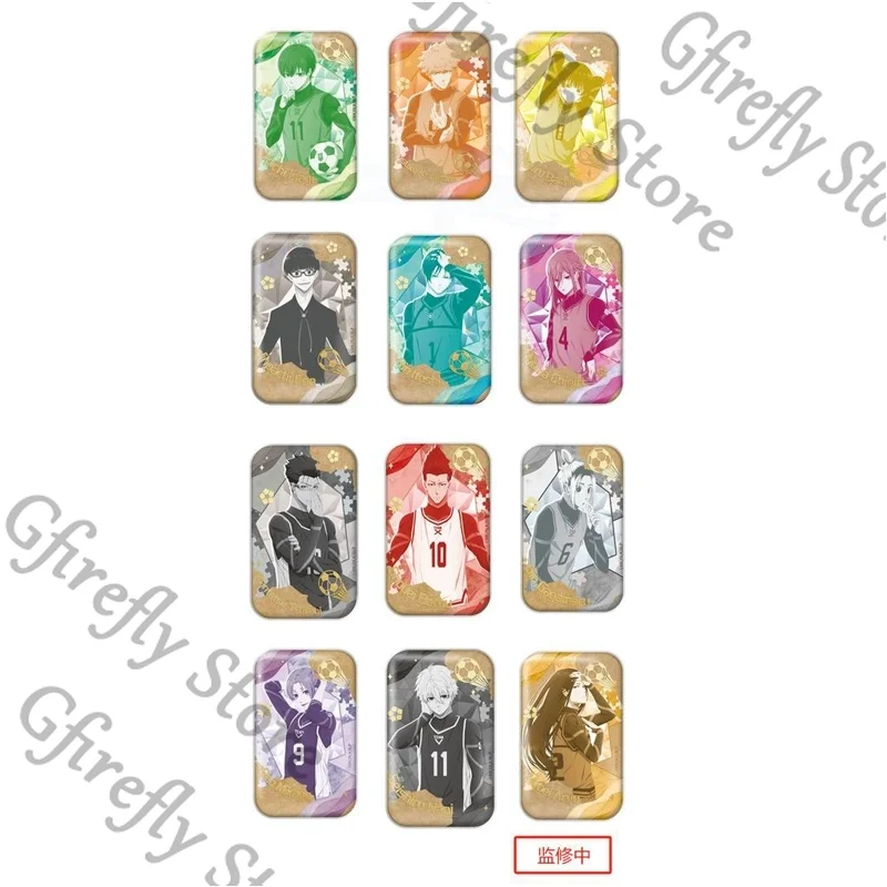 

Anime BLUE LOCK "Colorful Square Series" Ego Jinpachi Kunigami Rensuke Badge Tinplate official Pendant Mascot Ornaments Kawaii