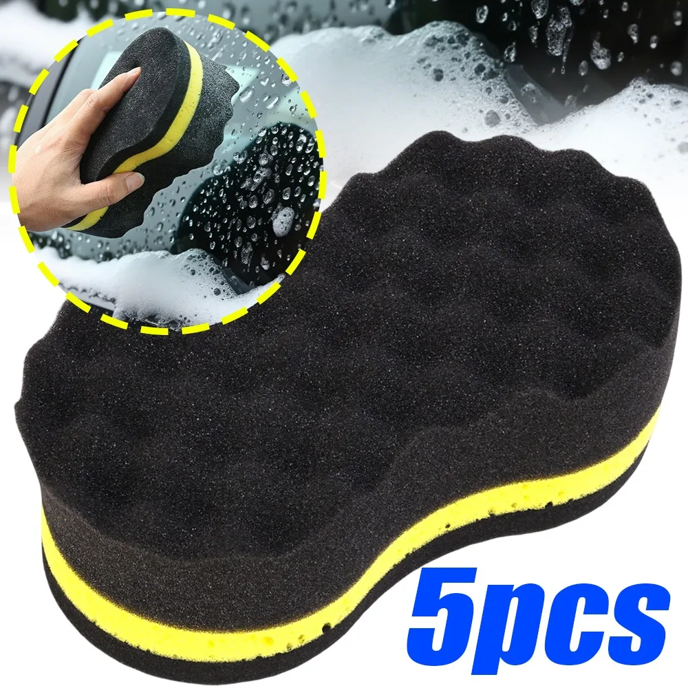 

Губка для мойки автомобиля, большая 8-образная супервпитывающая сотовая губка высокой плотности, 3-слойная утолщенная чистка автодетализации