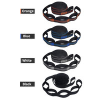 One Pair Tree Swing Hanging Hammock Straps Rope Heavy Duty Load Capacity Outdoor Camping Hiking Hammock Hanging Belt