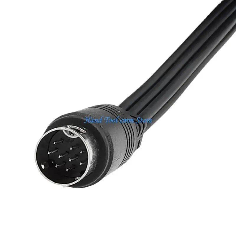 

H37F Heavy Duty Mini DIN 9Pin To 6RCA Cable For Professional Home Entertainment
