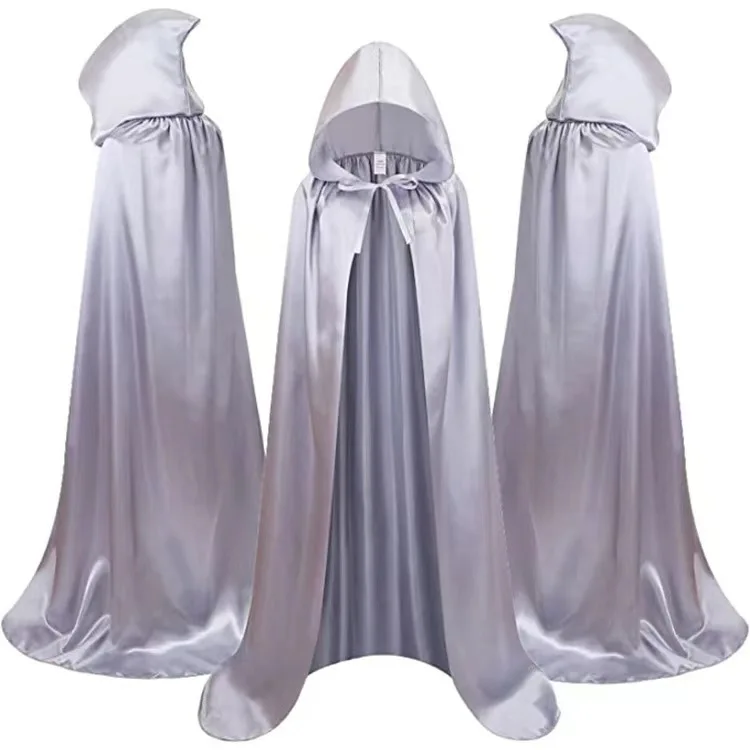 عباءة الهالوين السوداء للأطفال مصاص الدماء الساحرة شيطان تأثيري حلي ملابس الحفلات