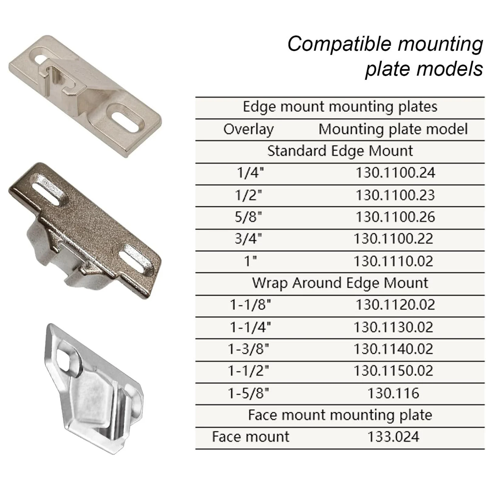 

110 Degree Hinge Replacement 33mm Compact Cabinet Door Hardware Durable Stainless Steel for Cabinet