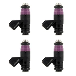 4Pcs 8200132259 Fuel Injector For Renault Megane 1.6 16v 31 T. KM Replacement Nozzle Injection Petrol H132259