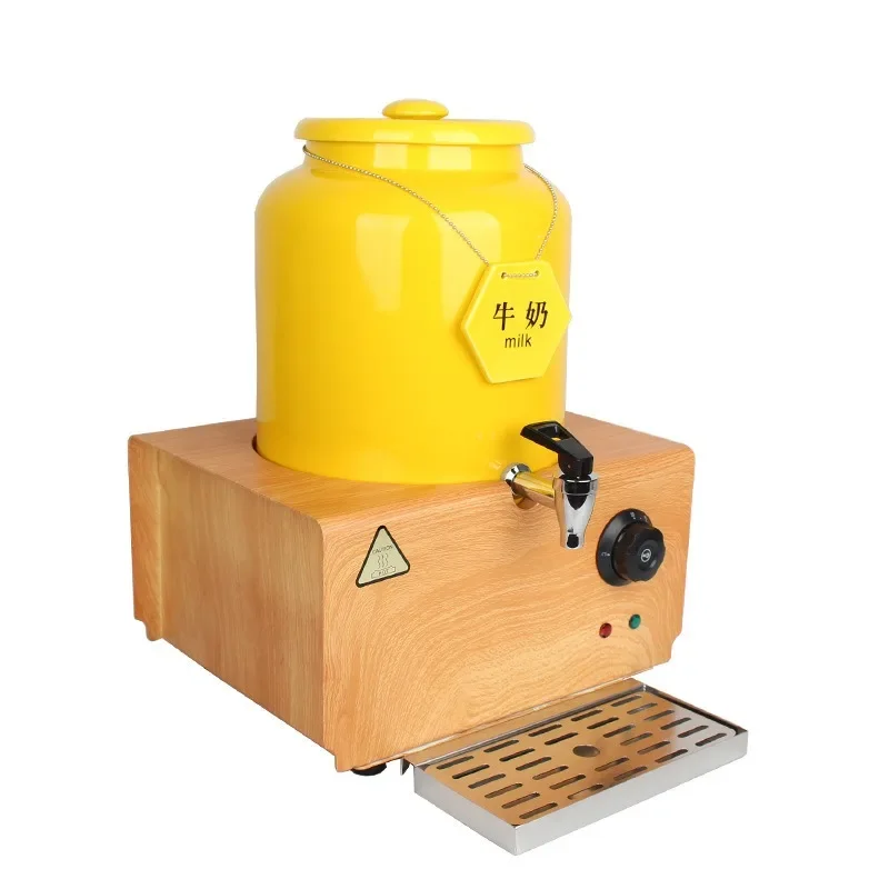 Ceramic milk tripod, hotel buffet, electric heating, coffee tripod, beverage machine, thermal insulation, soy milk bucket,