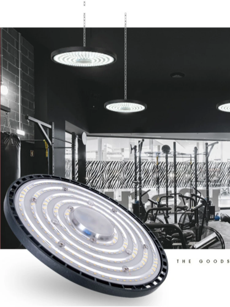 

High Bay Light UFO LED 220V 100W 150W 200W Business Stadium Warehouse Garage Light Super Bright Industrial Lighting Mining Lamp