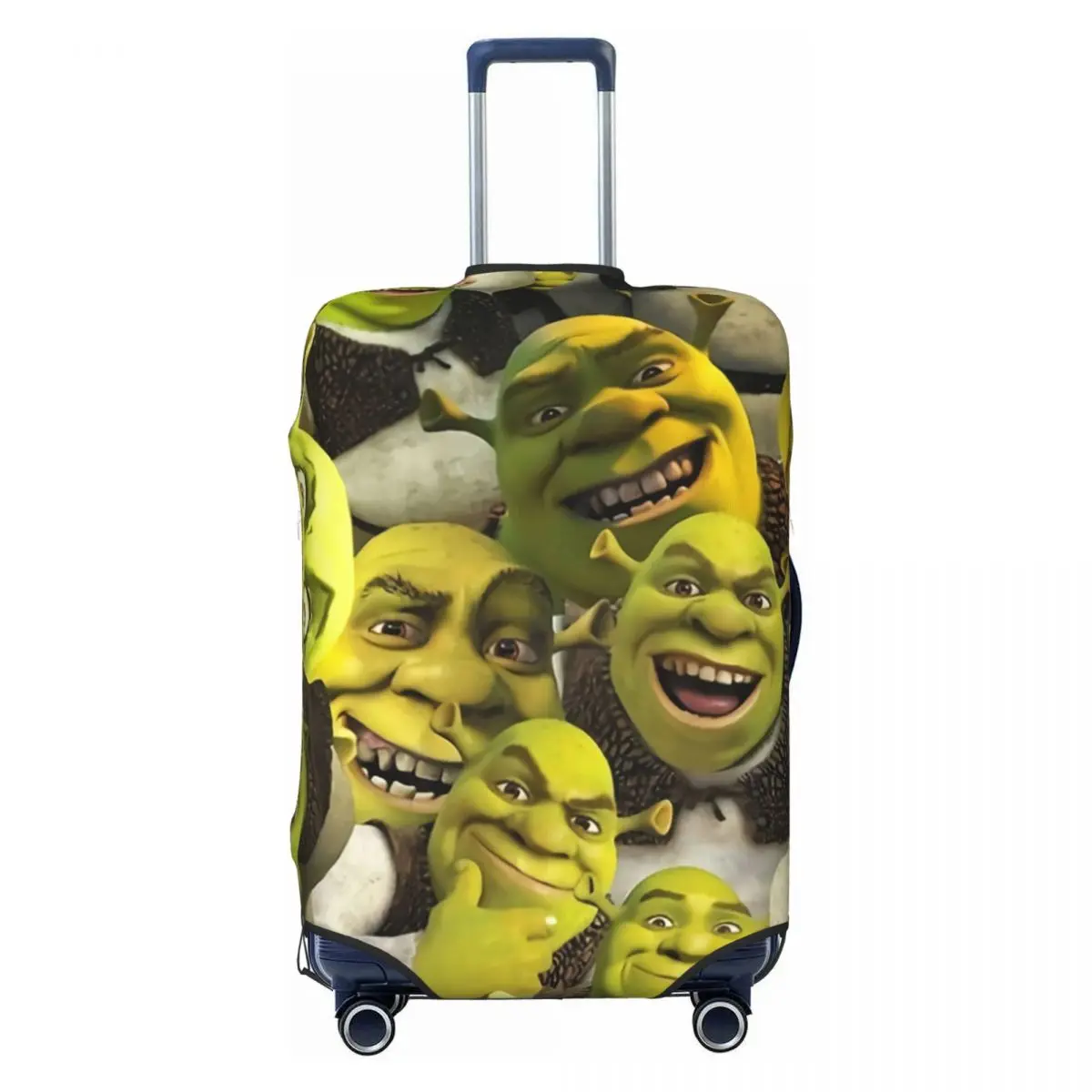 

Monster Shrek Collage Travel Luggage Cover Elastic Suitcase Cover Protector Fit 18-32 Inch
