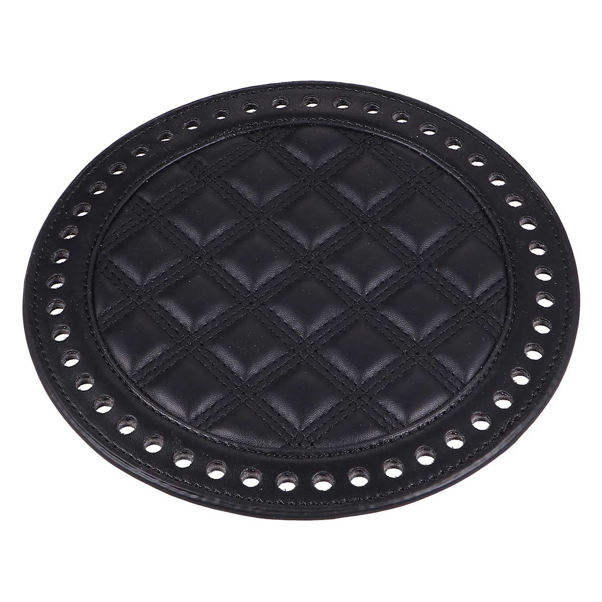 

1Pcs Round Bag Bottom Base Artificial 18cm Durable PU Material DIY Bag Making Accessory for Woven Handmade Bags