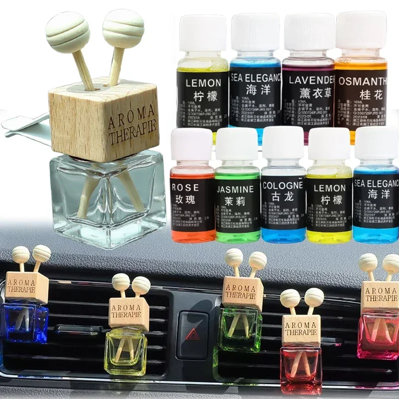 1-7pcs Car Vent Perfume Refill Essential Air Freshener Refill Cartridge Essential Oil Diffuser Perfume Humidifier Air Freshener