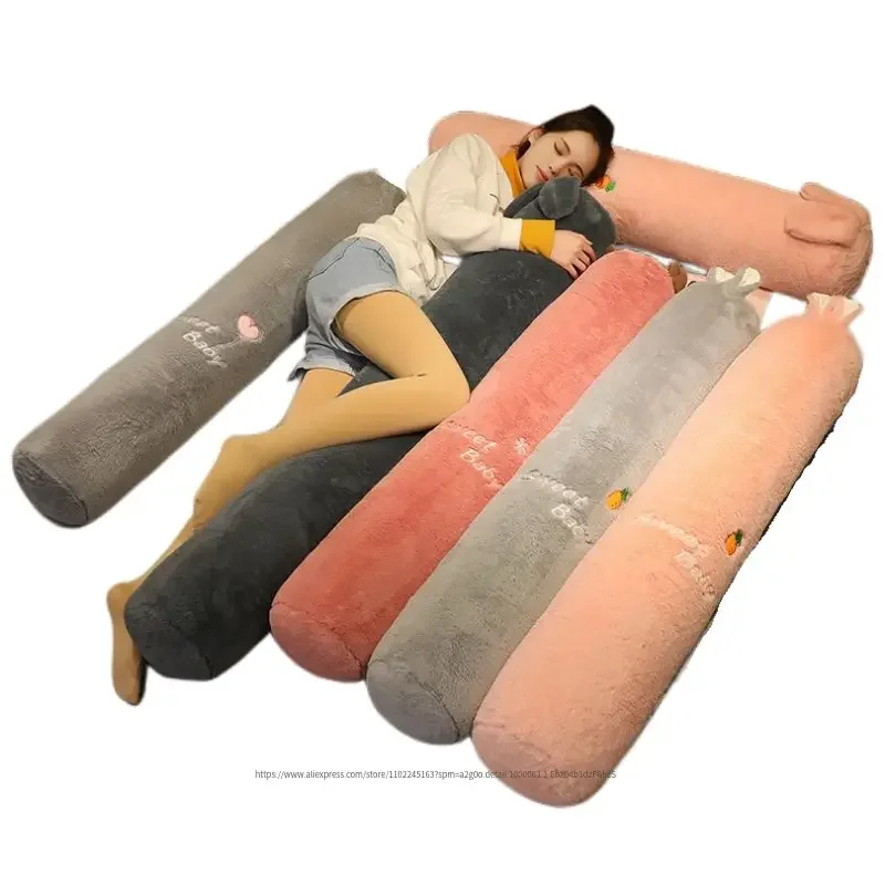 100-160cm Long pillow Cartoon Cushion Long Plush Cushion Back Cushion Sofa Bed Cushion Sleeping Boyfriend pillow Home Textile