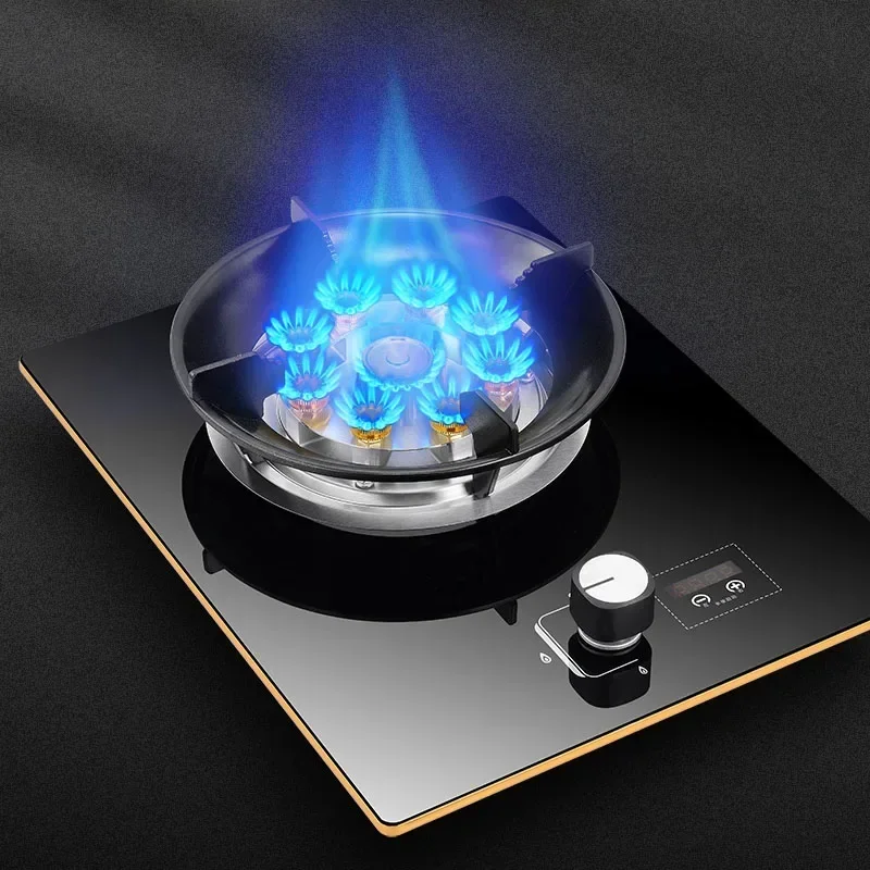 

For stove single Gas cooktop desktop timing stove fierce fire stove stainless steel embedded For estufas de para