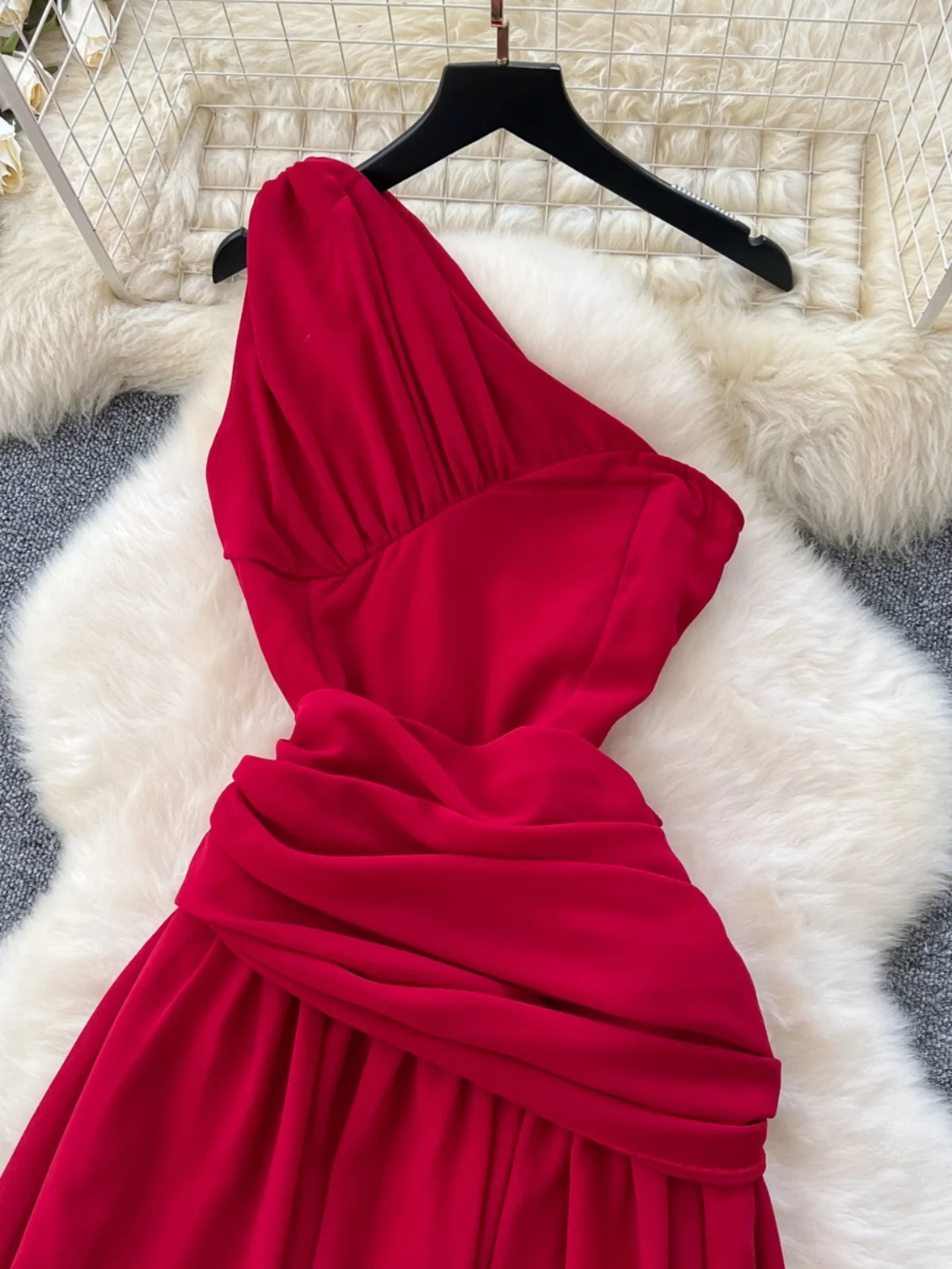 Vaion Aosphere Dr A-Linien-Midirock mit hoher Taille und Sves, taillierter, ausgestellter Bot mit Blumenmuster, 3D-Verzierung